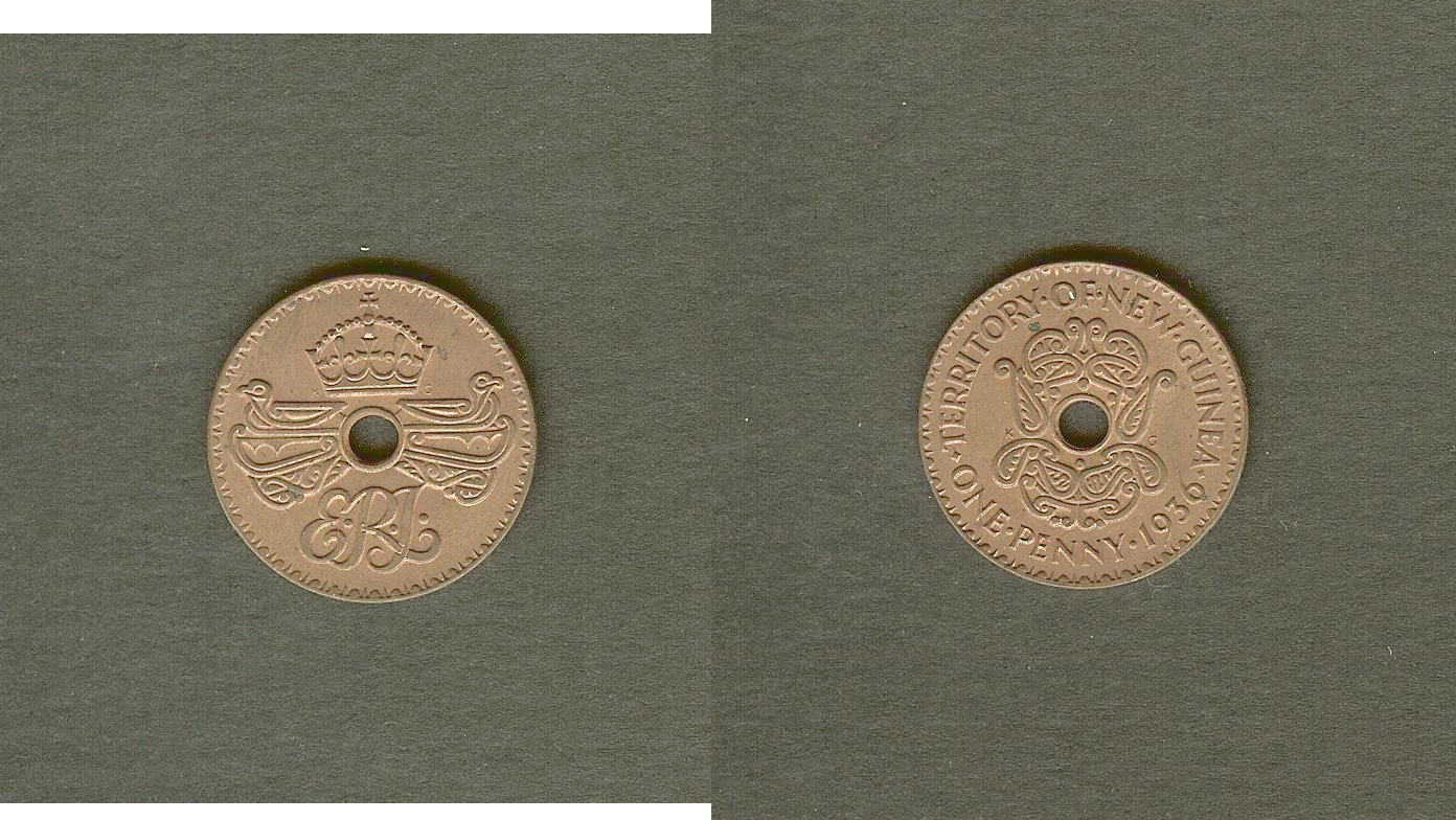 New Guinea penny 1936 Unc